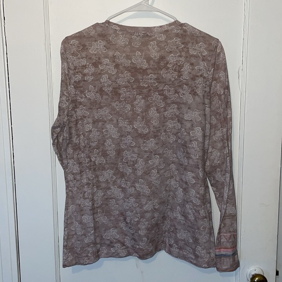 Prana Tilly floral long sleeve crewneck top - Picture 4 of 7